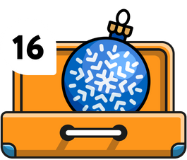 Чемодан 16 открытый.