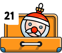 Чемодан 21 открытый.