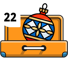 Чемодан 22 открытый.