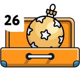 Чемодан 26 открытый.