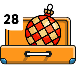 Чемодан 28 открытый.