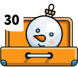 Чемодан 30 открытый.